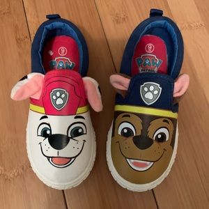 Paw patrol toddler shoes NWOT size 9